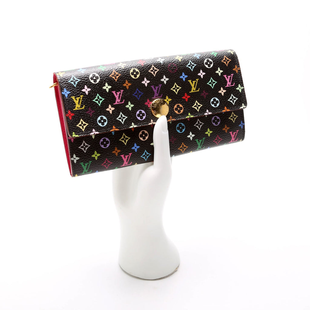 Sarah Wallet Multicolor Black