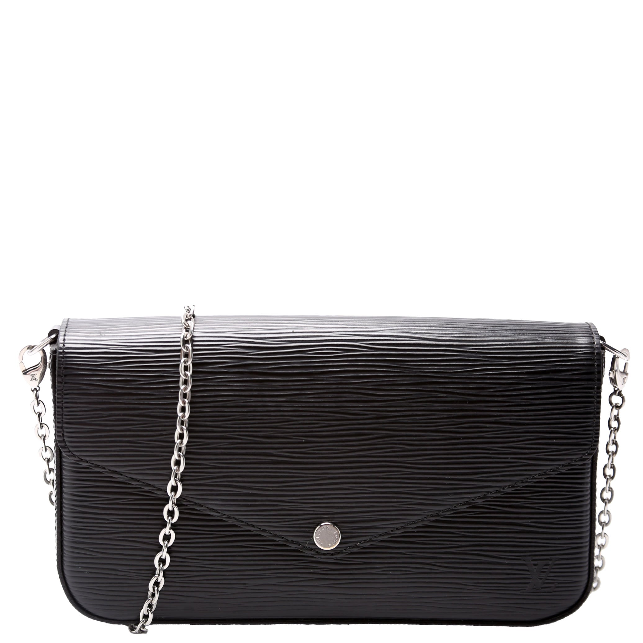 Pochette Felicie Epi Black