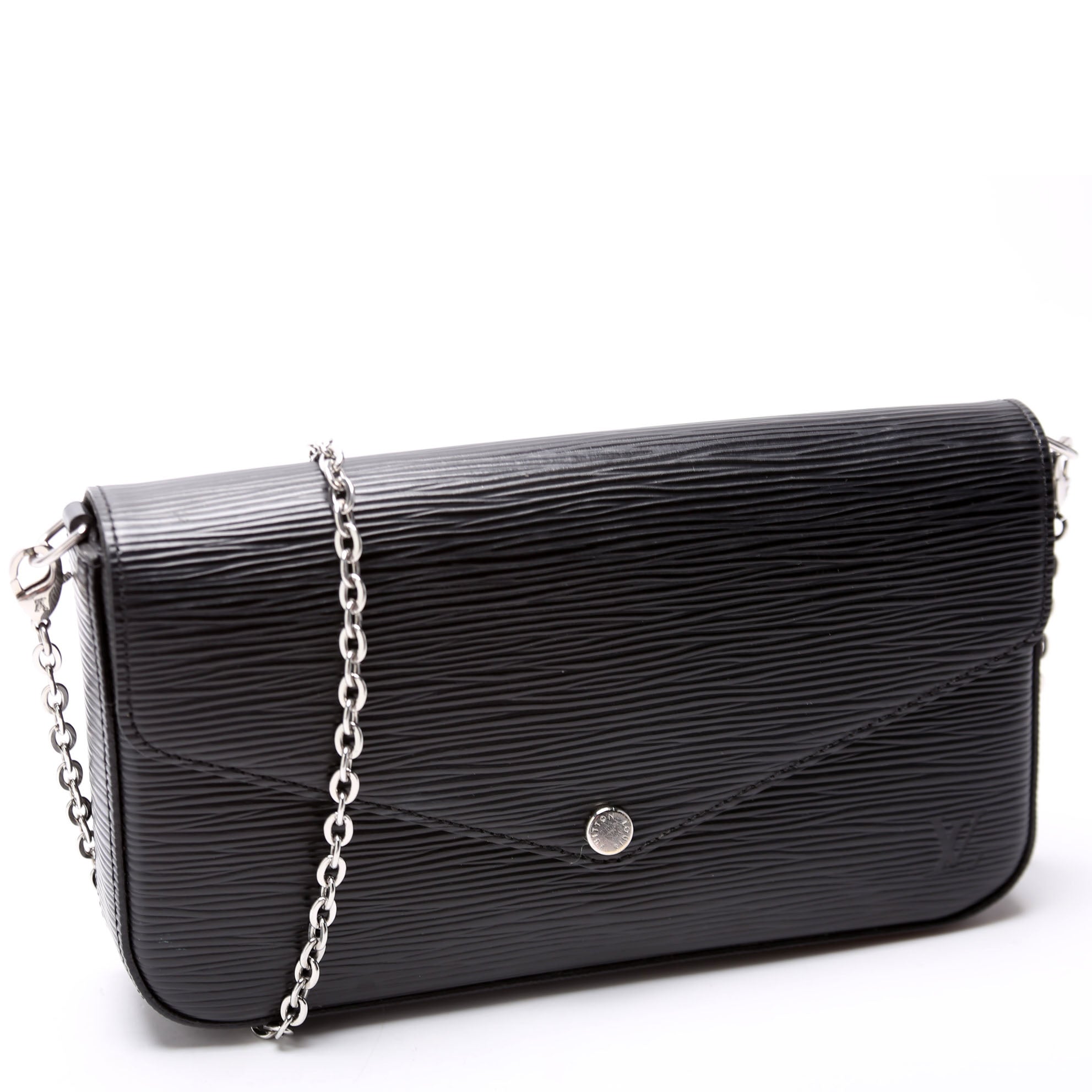 Pochette Felicie Epi Black