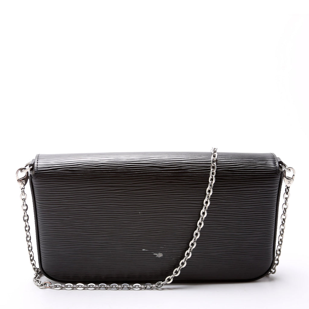 Pochette Felicie Epi Black