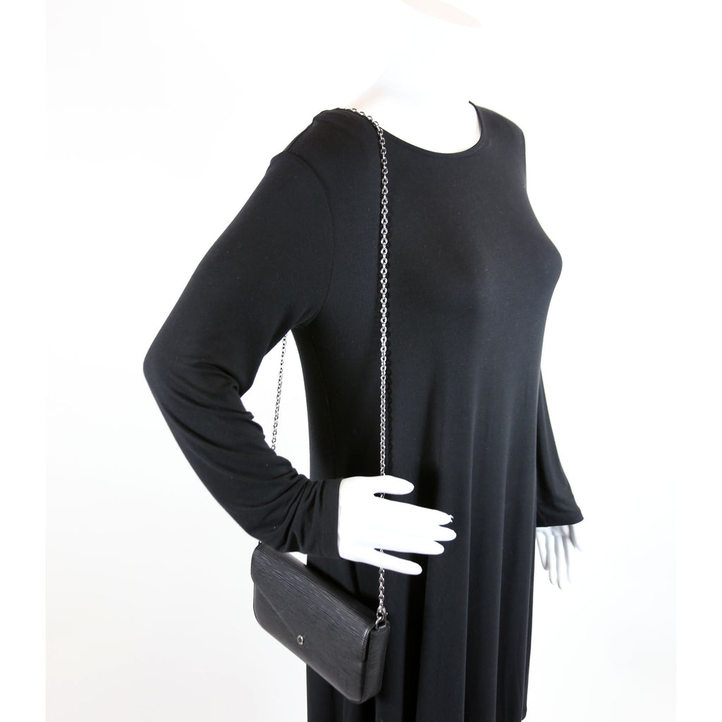 Pochette Felicie Epi Black