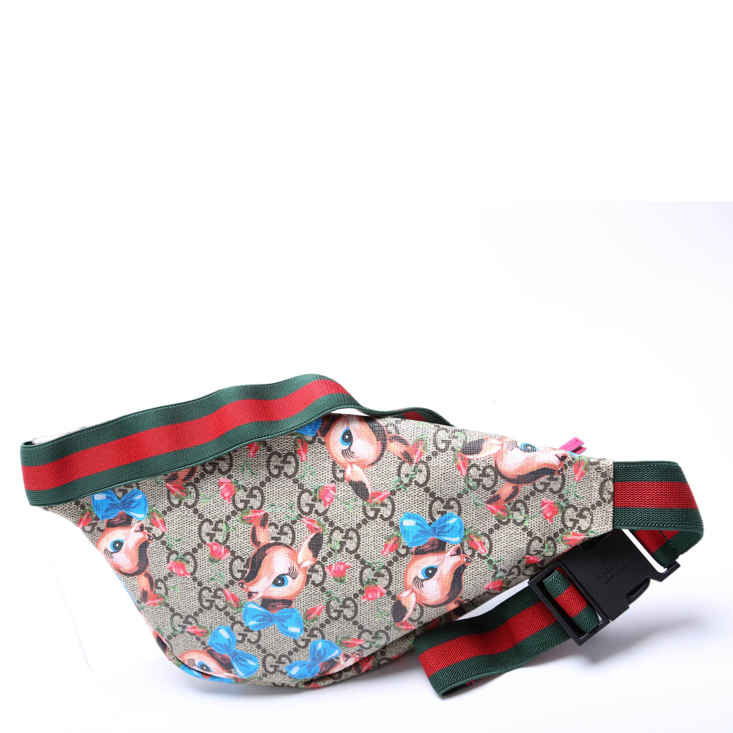 Gucci 502095 Kids Fawn and Flowers Belt Bag