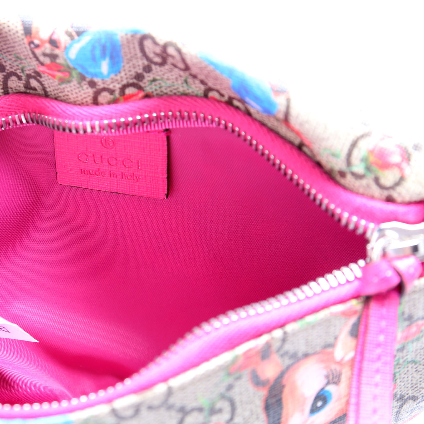 Gucci 502095 Kids Fawn and Flowers Belt Bag