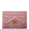 443127 GG Marmont Card Holder Beige