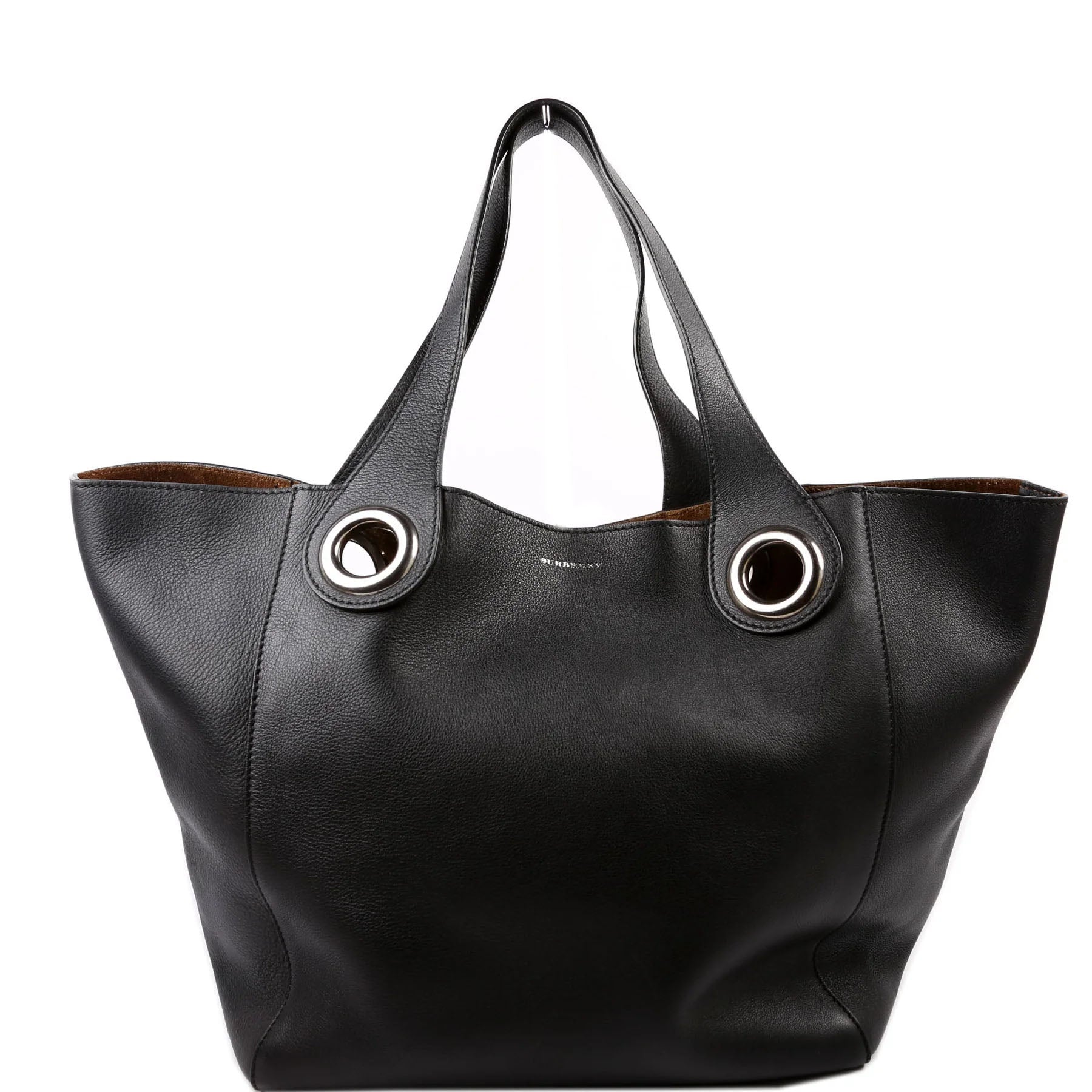 Grommet Tote Large Black/Brown