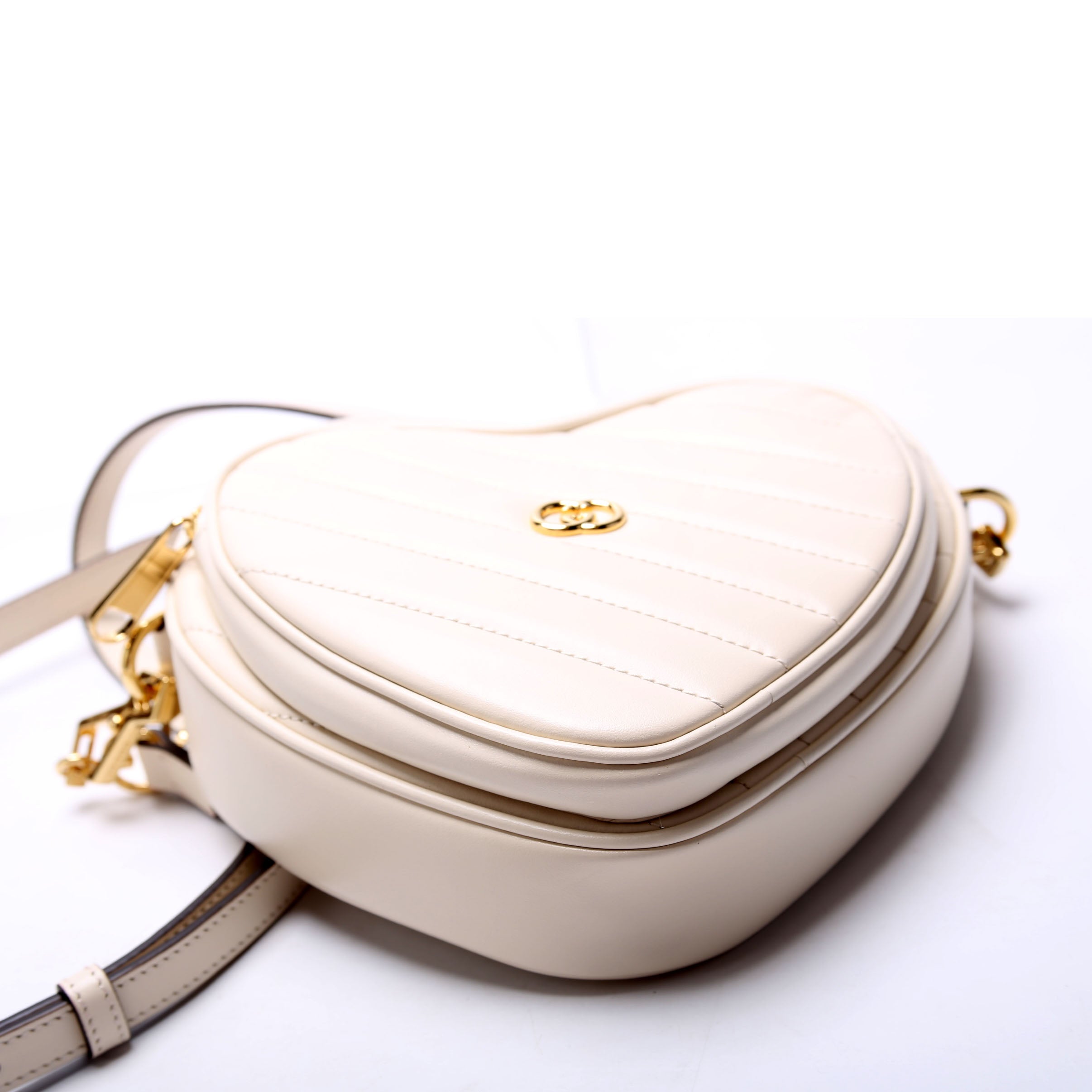 751628 Interlock G Mini Heart Crossbody