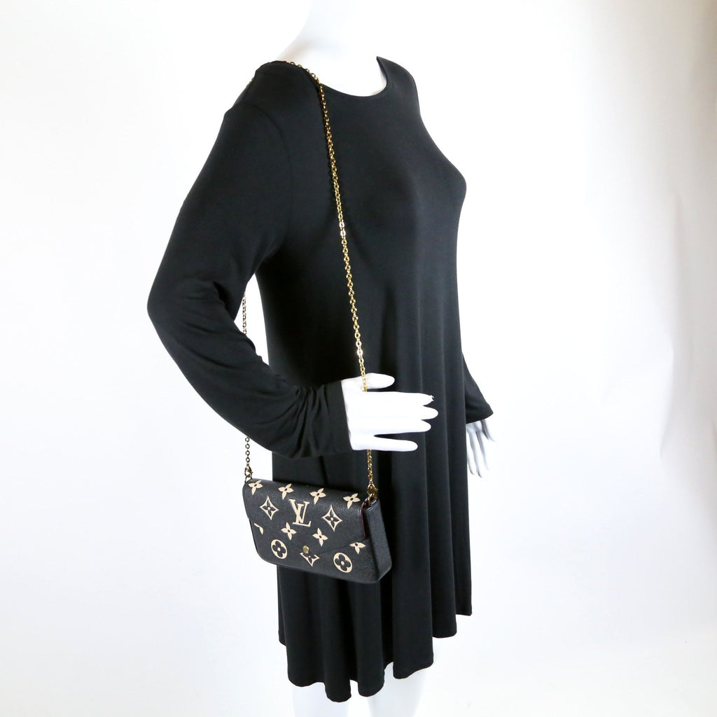 Pochette Felicie Bicolor Empreinte