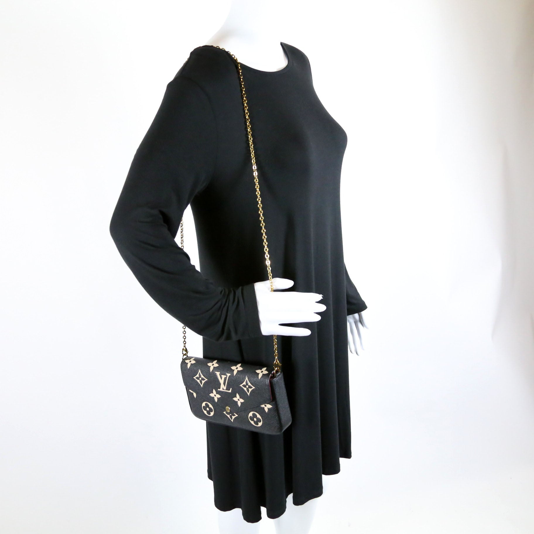 Pochette Felicie Bicolor Empreinte