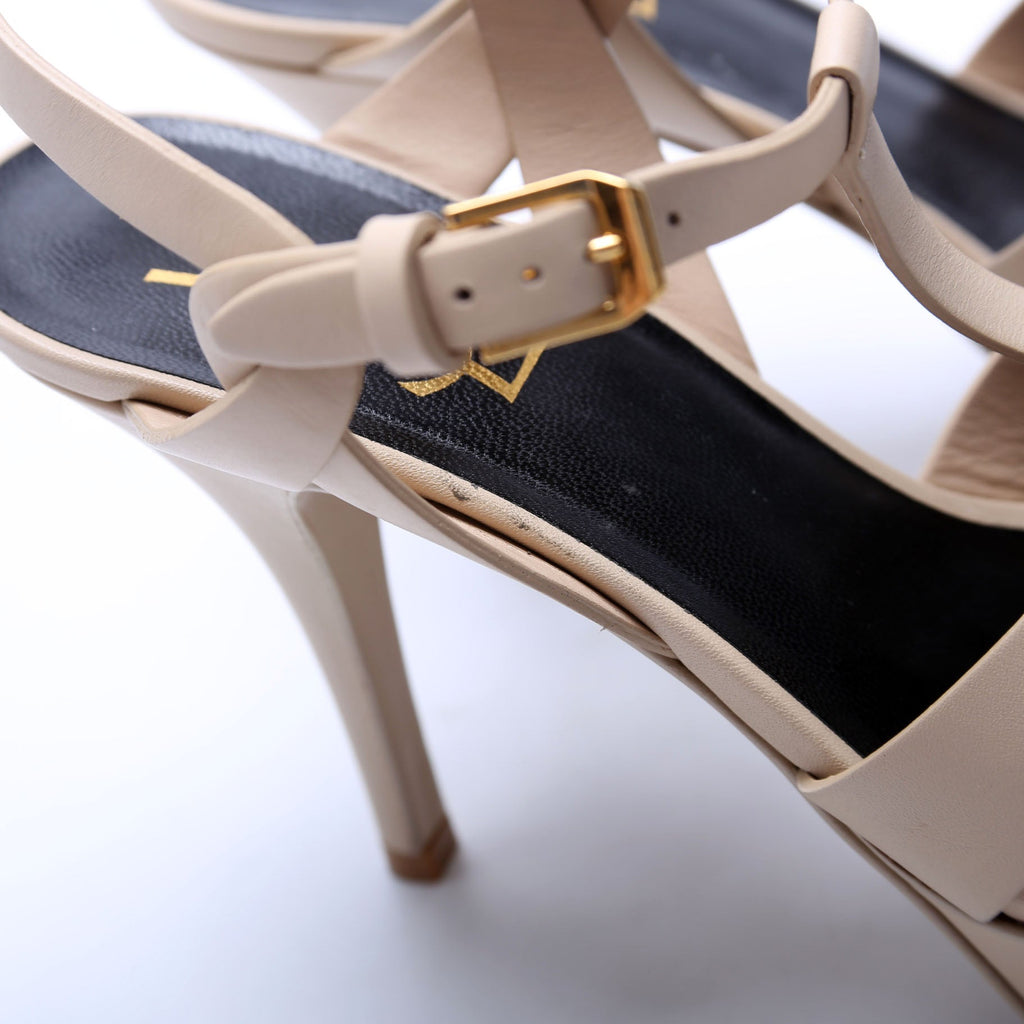 Tribute Platform Sandals Size 37.5 Nude