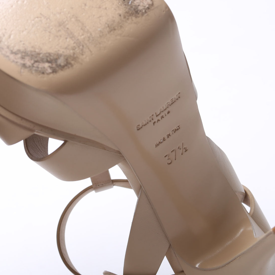 Tribute Platform Sandals Size 37.5 Nude