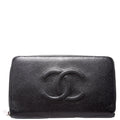 Timeless CC Zip Around Organizer Wallet 17M Black
