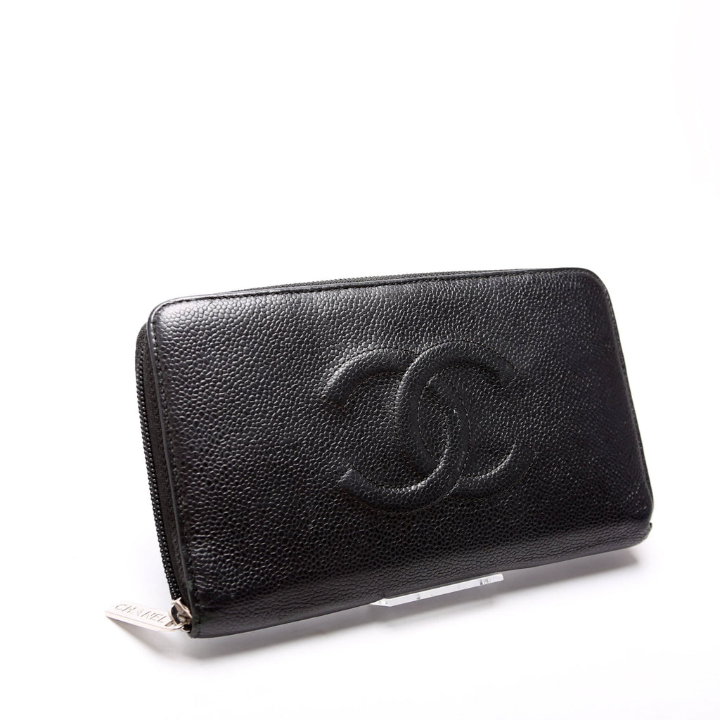 Timeless CC Zip Around Organizer Wallet 17M Black
