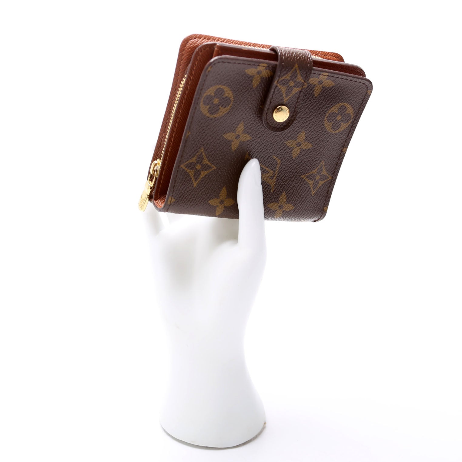 Compact Zippe Wallet Monogram