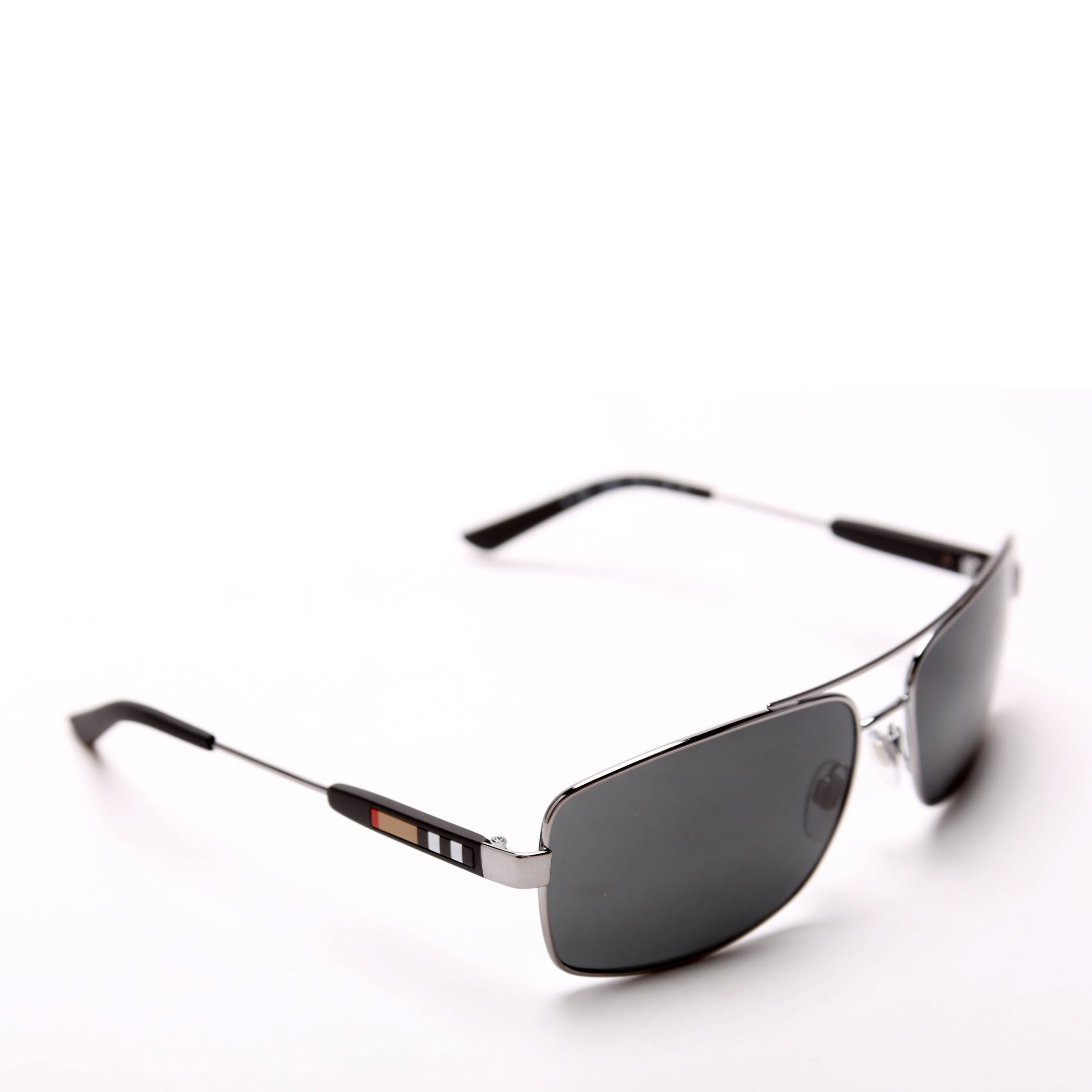 B3074 Rectangle Sunglasses Black