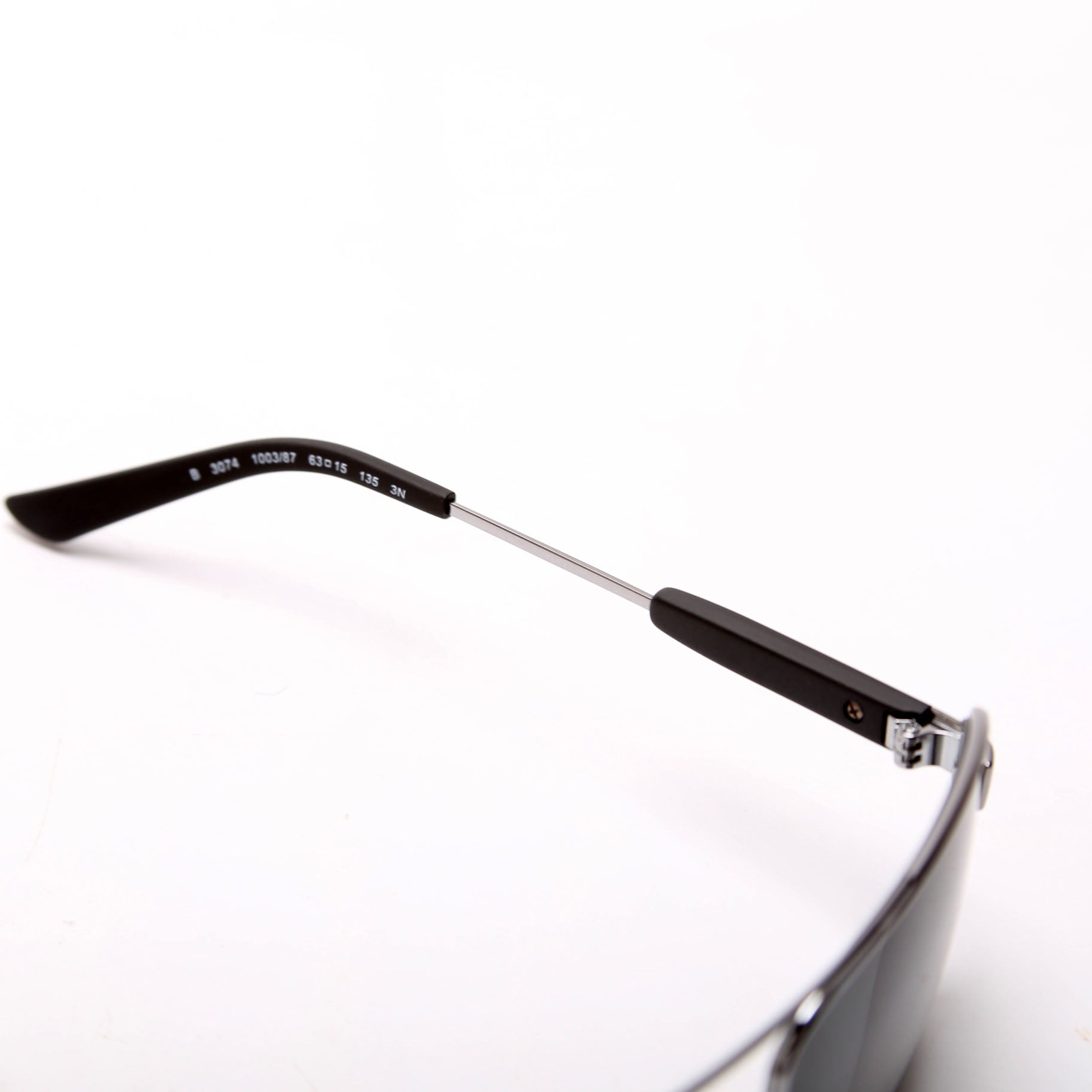 B3074 Rectangle Sunglasses Black