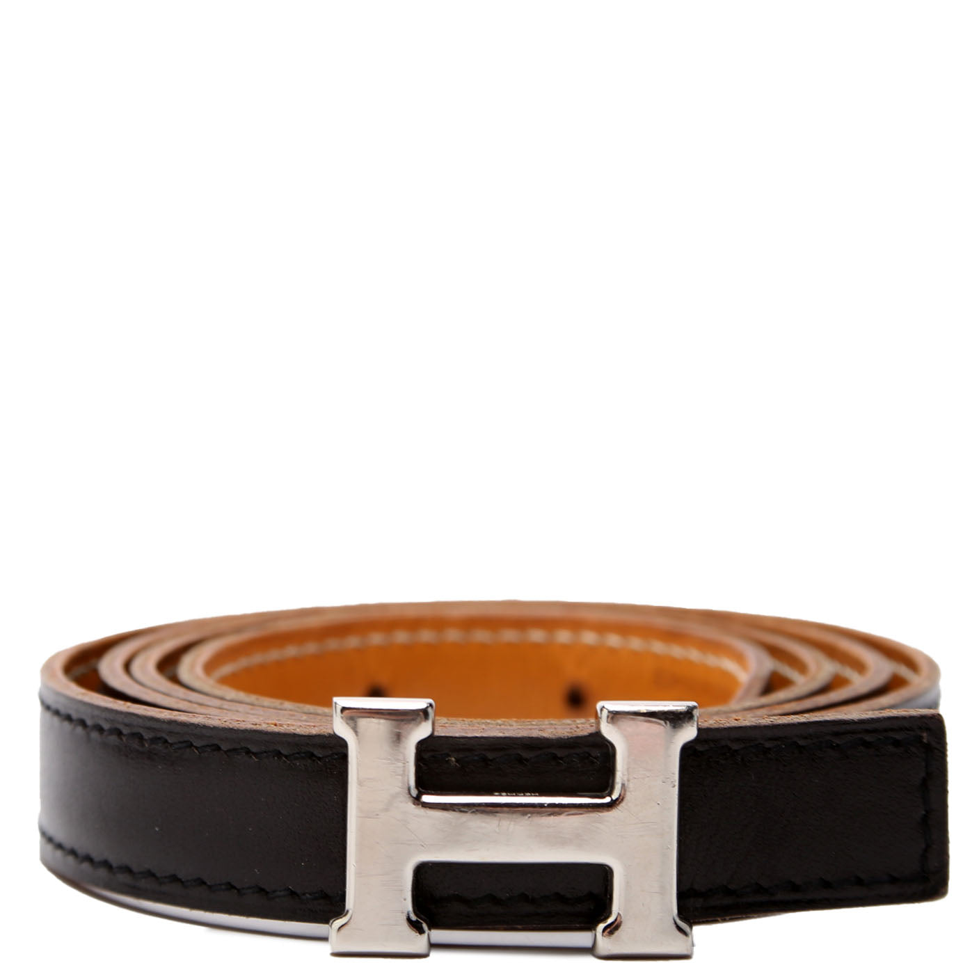 Constance H Reversible Thin Belt Size 85/34 Black