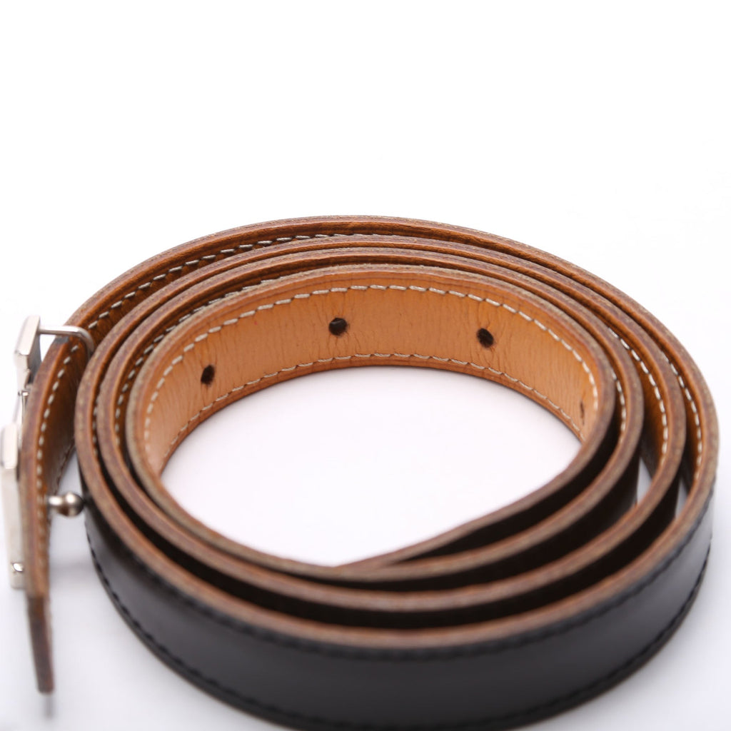 Constance H Reversible Thin Belt Size 85/34 Black