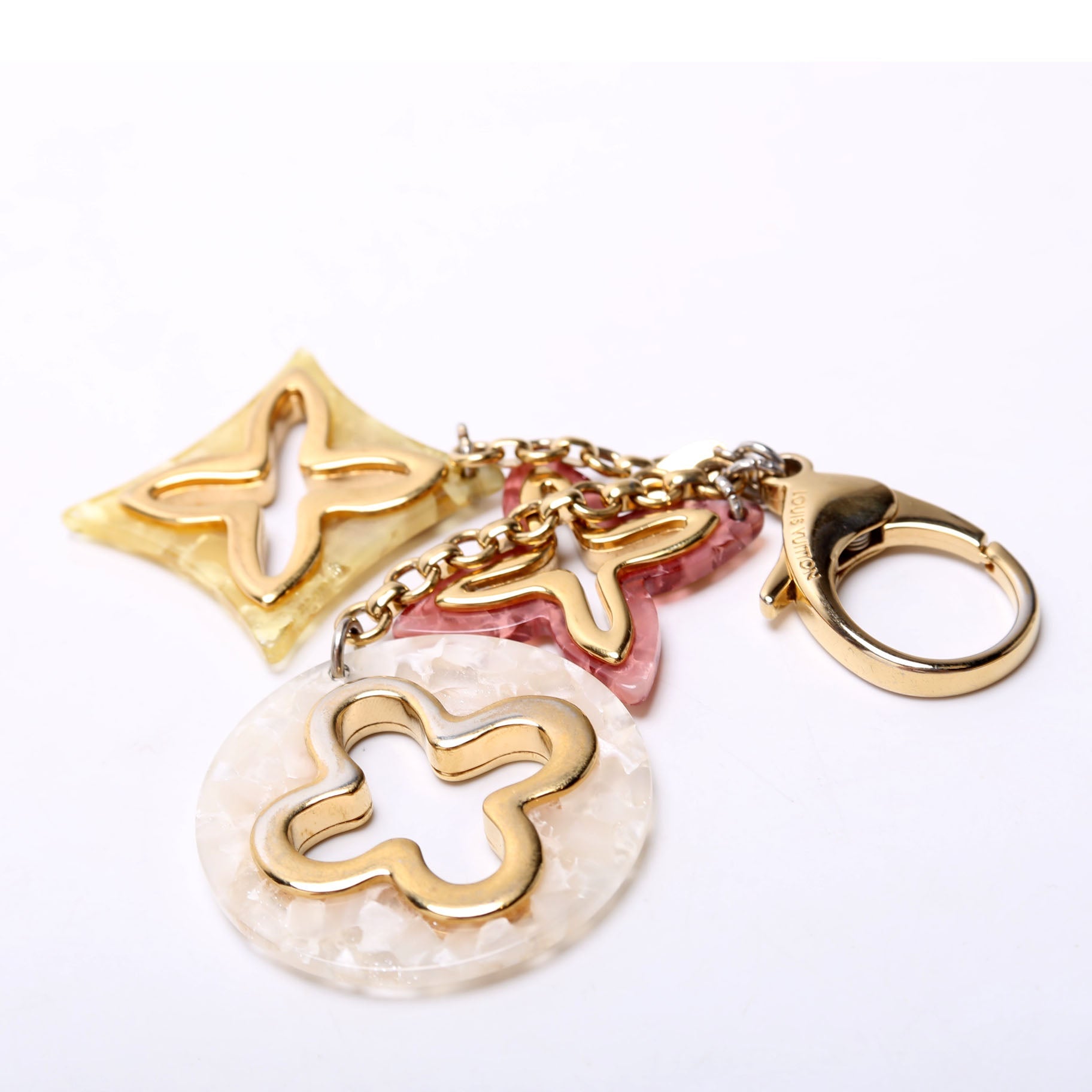 Insolence Bag Charm Gold/Multicolor