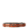 Printed Enamel Narrow Bangle Bracelet