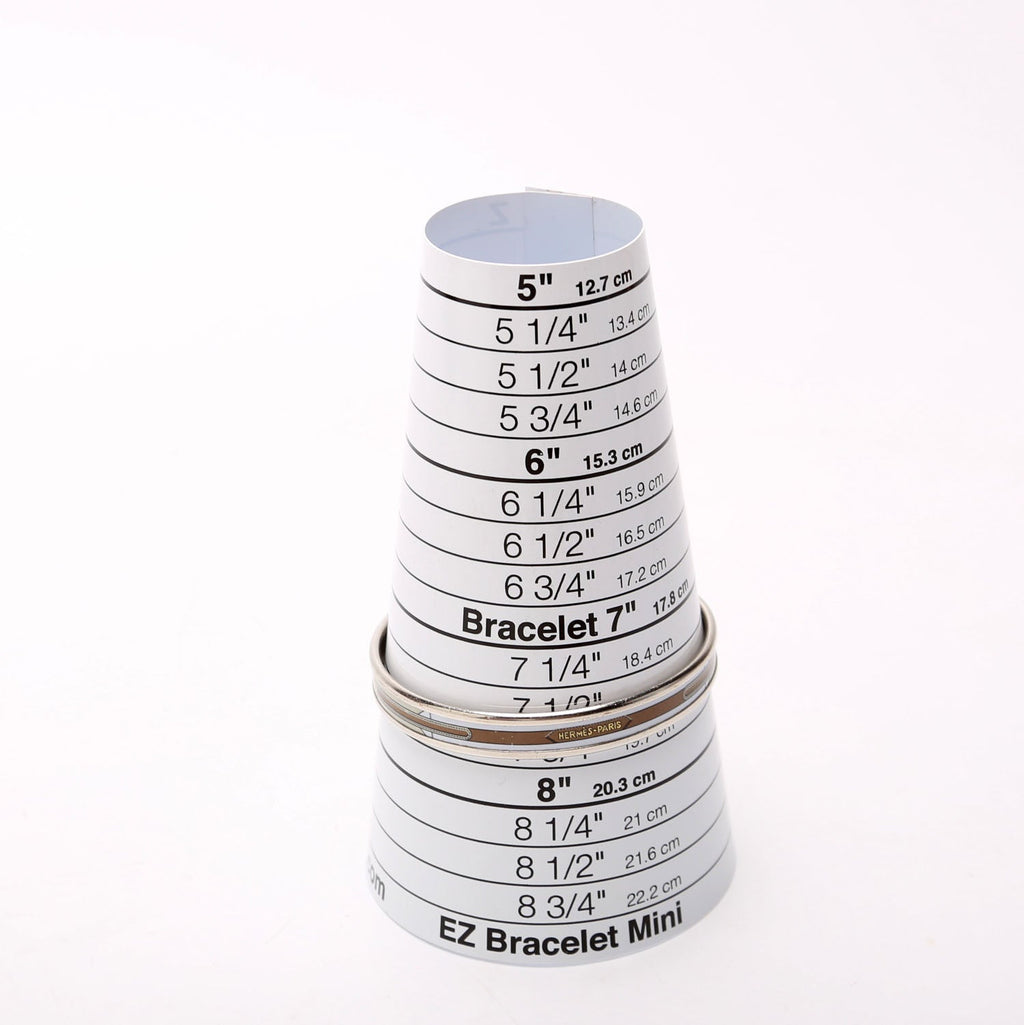 Printed Enamel Narrow Bangle Bracelet