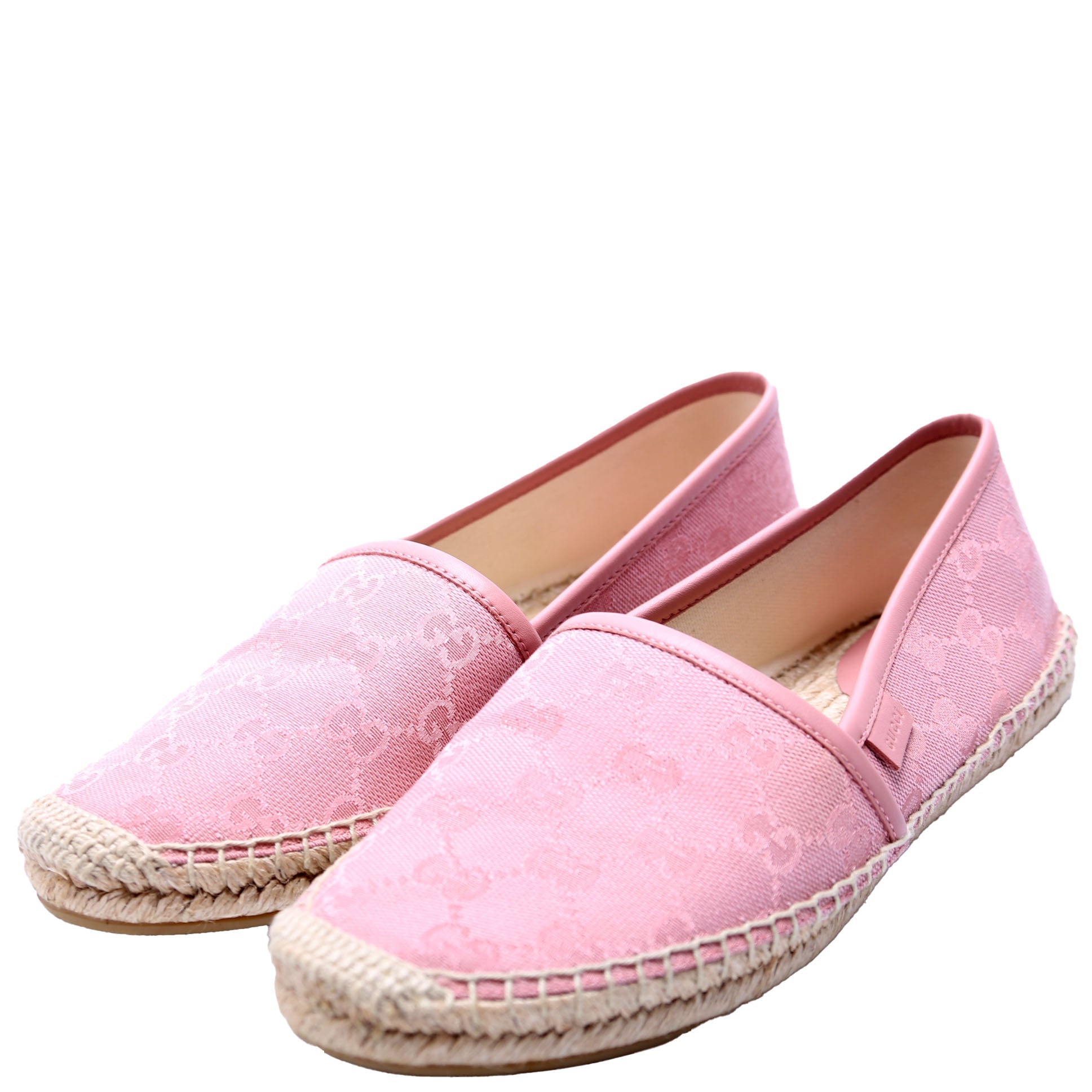 Gucci GG Espadrilles Size 37 Pink