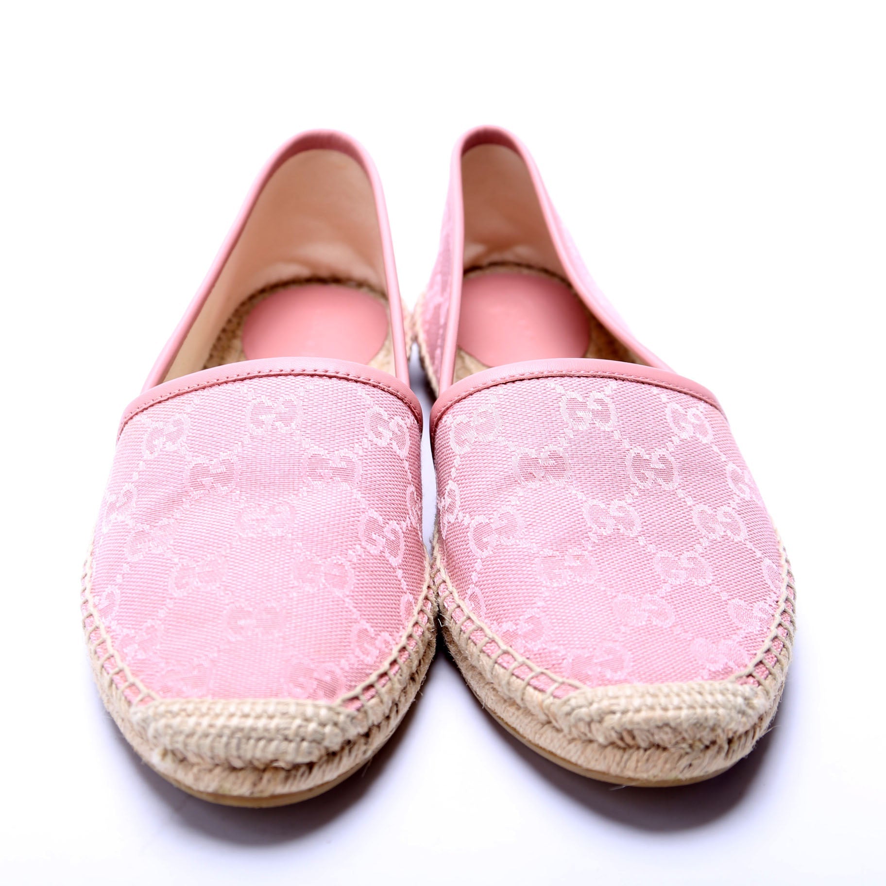 Gucci GG Espadrilles Size 37 Pink