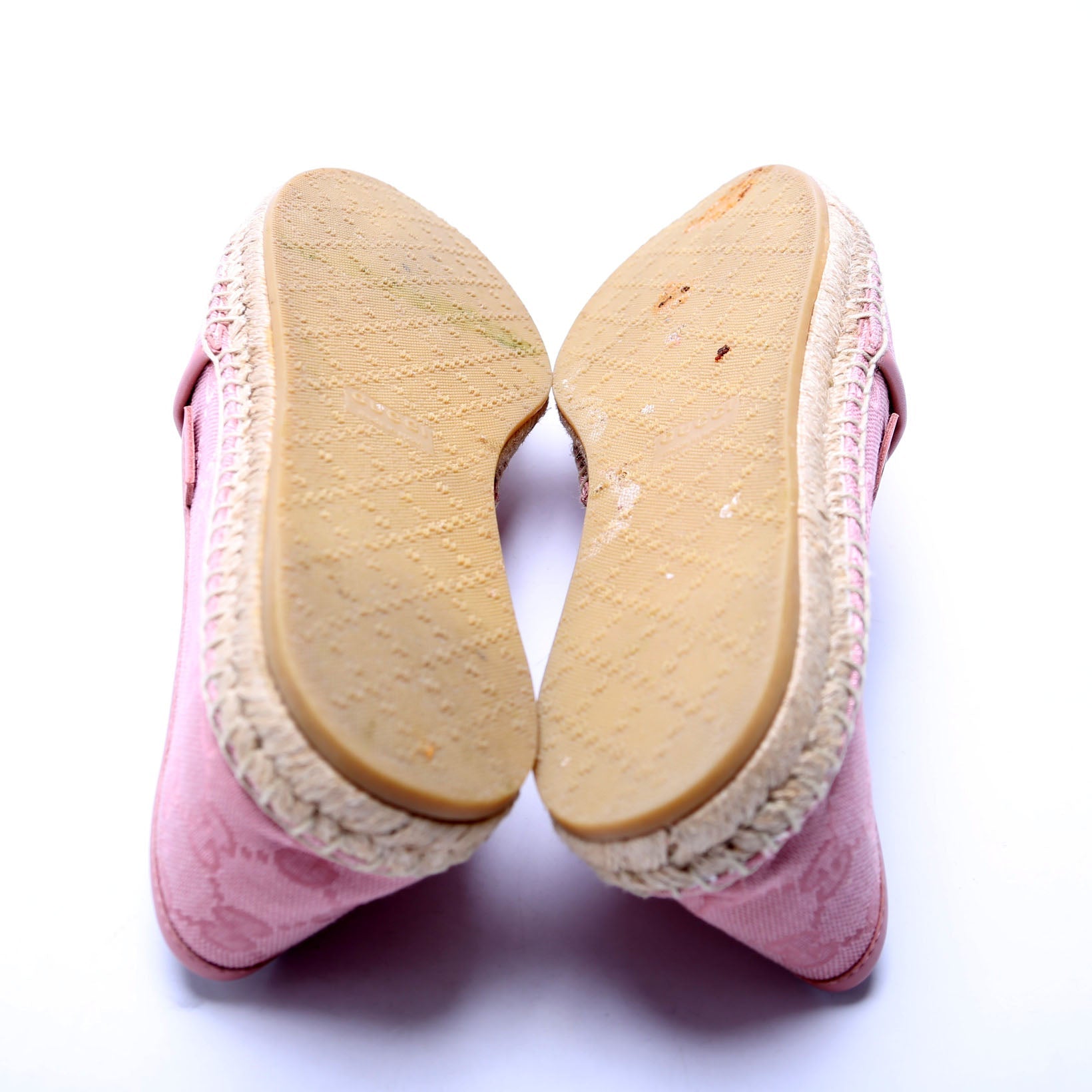 Gucci GG Espadrilles Size 37 Pink
