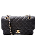 Classic Flap Medium Caviar 14-16M Black