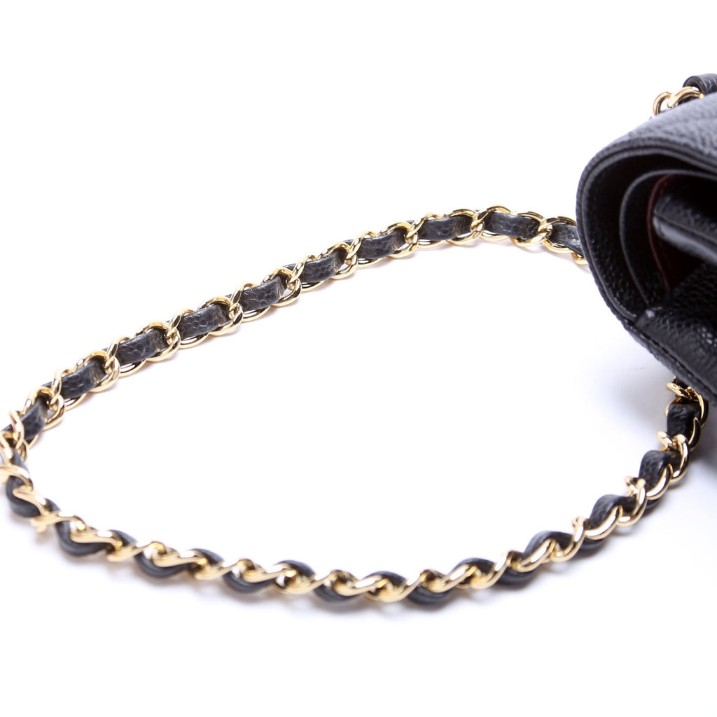 Classic Flap Medium Caviar 14-16M Black