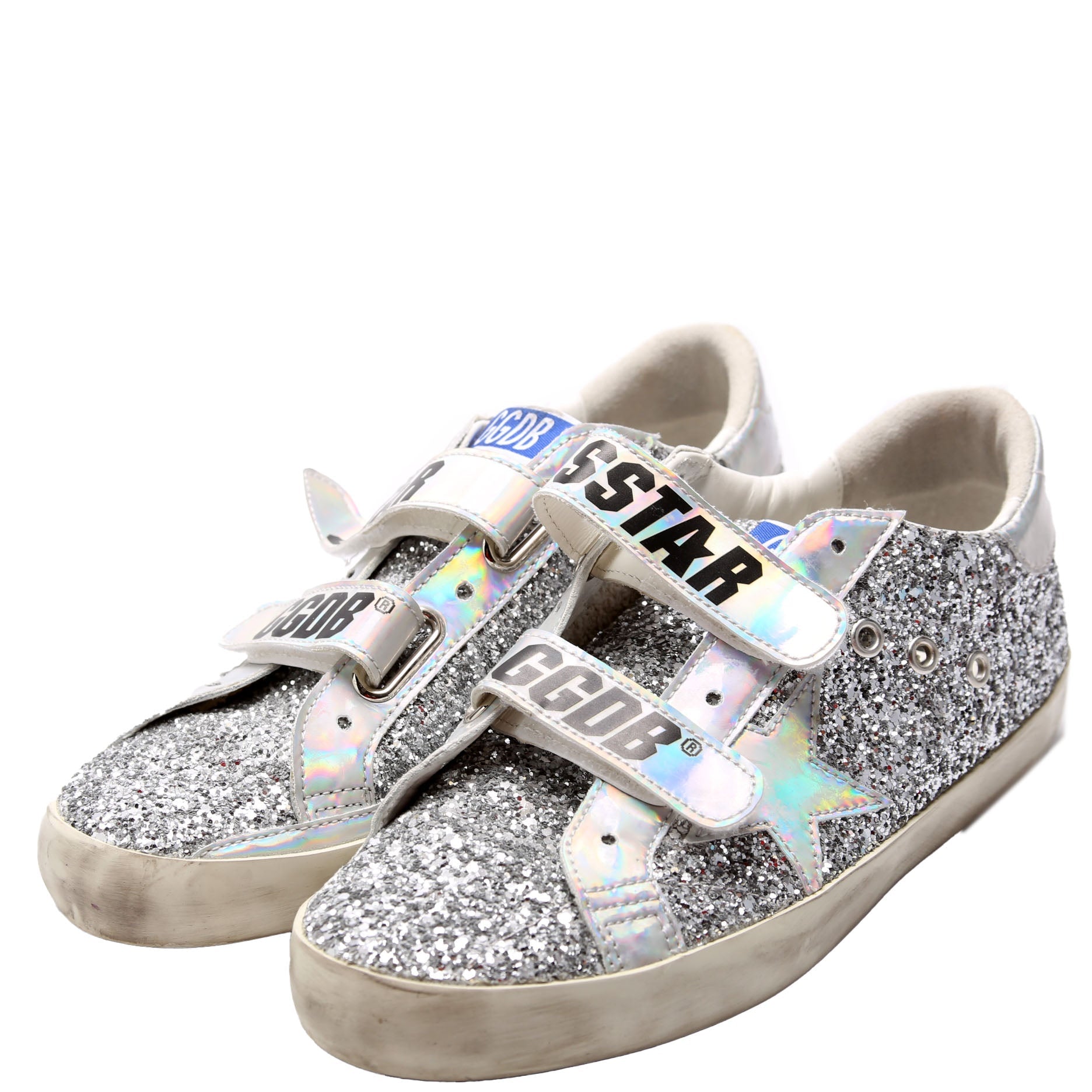 Old School Sneakers Size 38 Silver