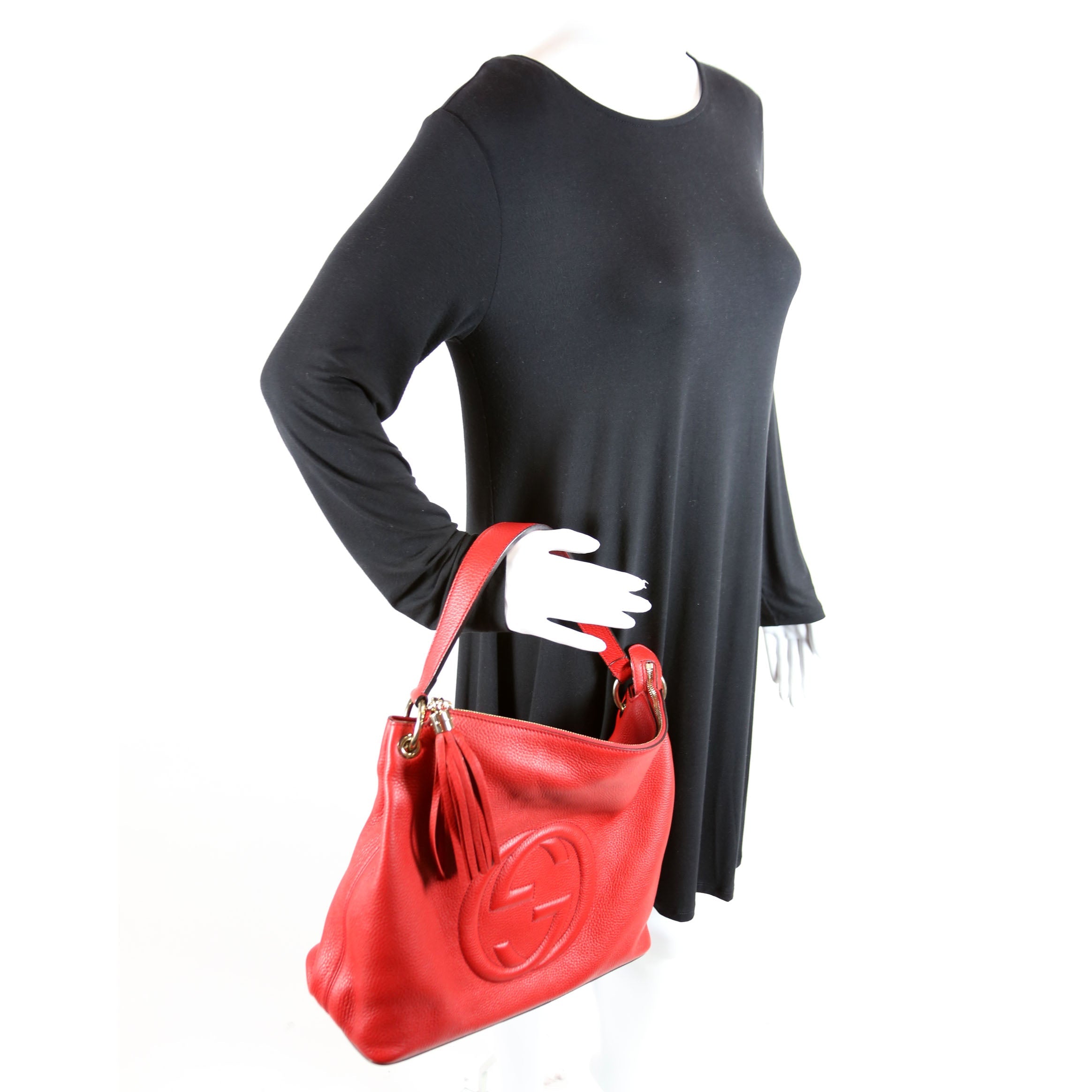 408825 Soho Shoulder Bag Red