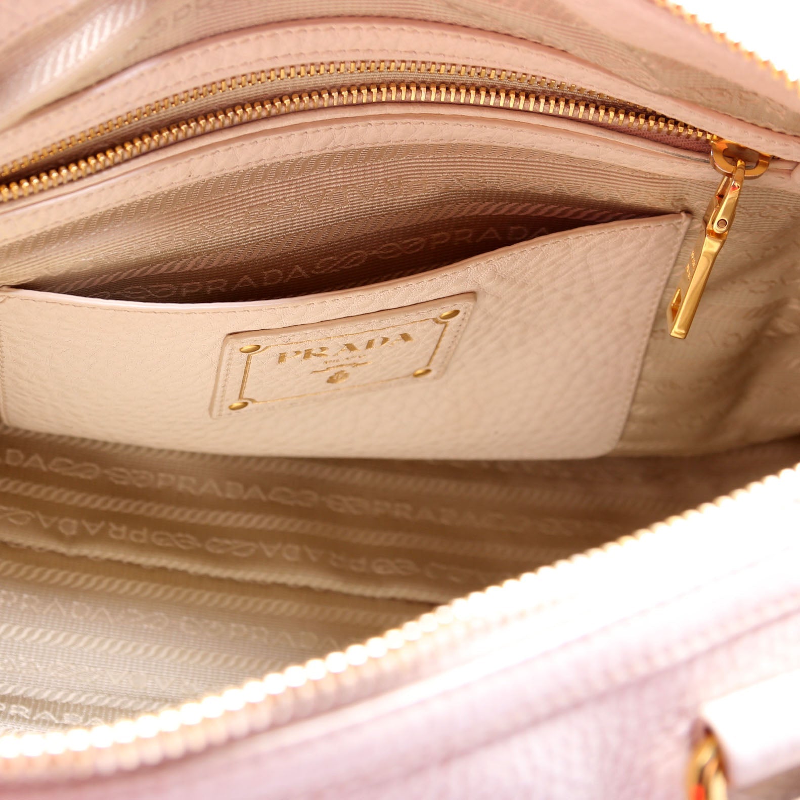 ON HOLD Vitello Daino Zip Shopping Satchel Large White
