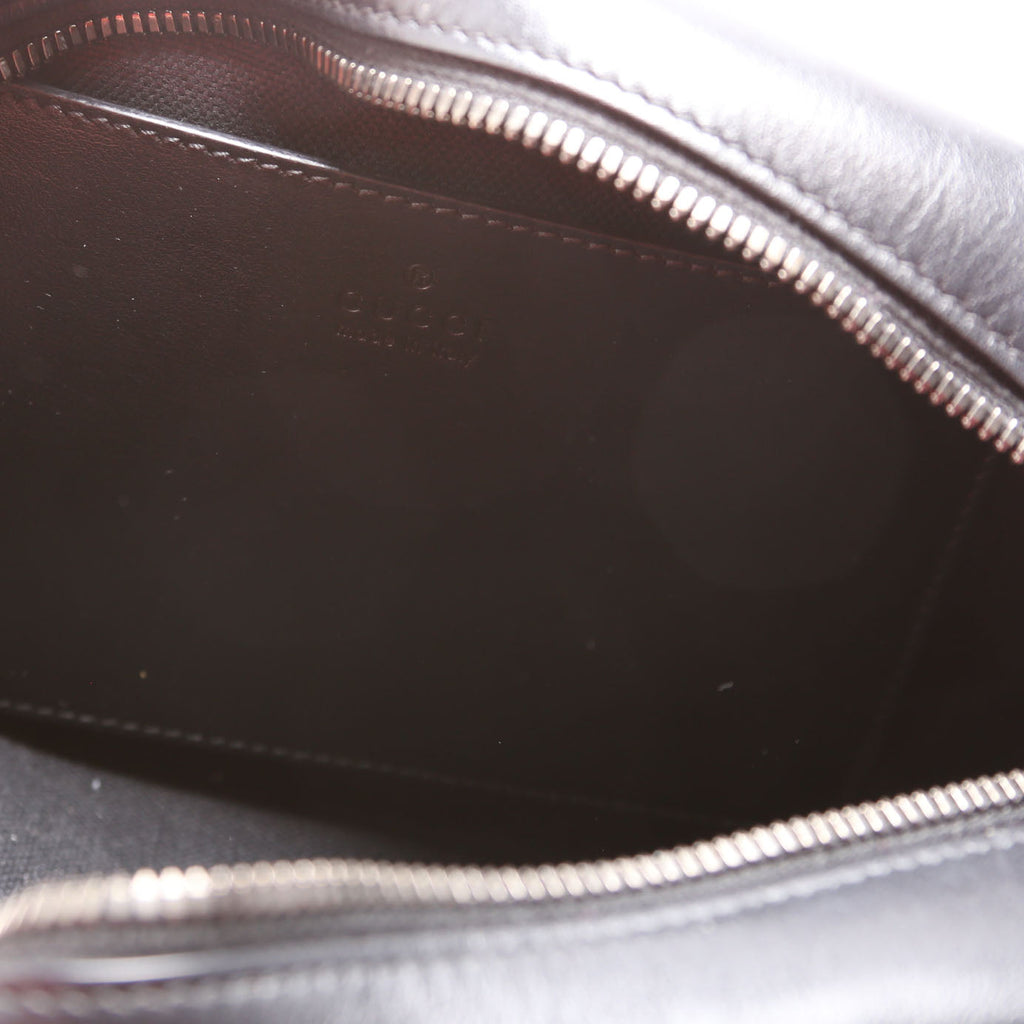 447632 Marmont Small Leather Camera Black