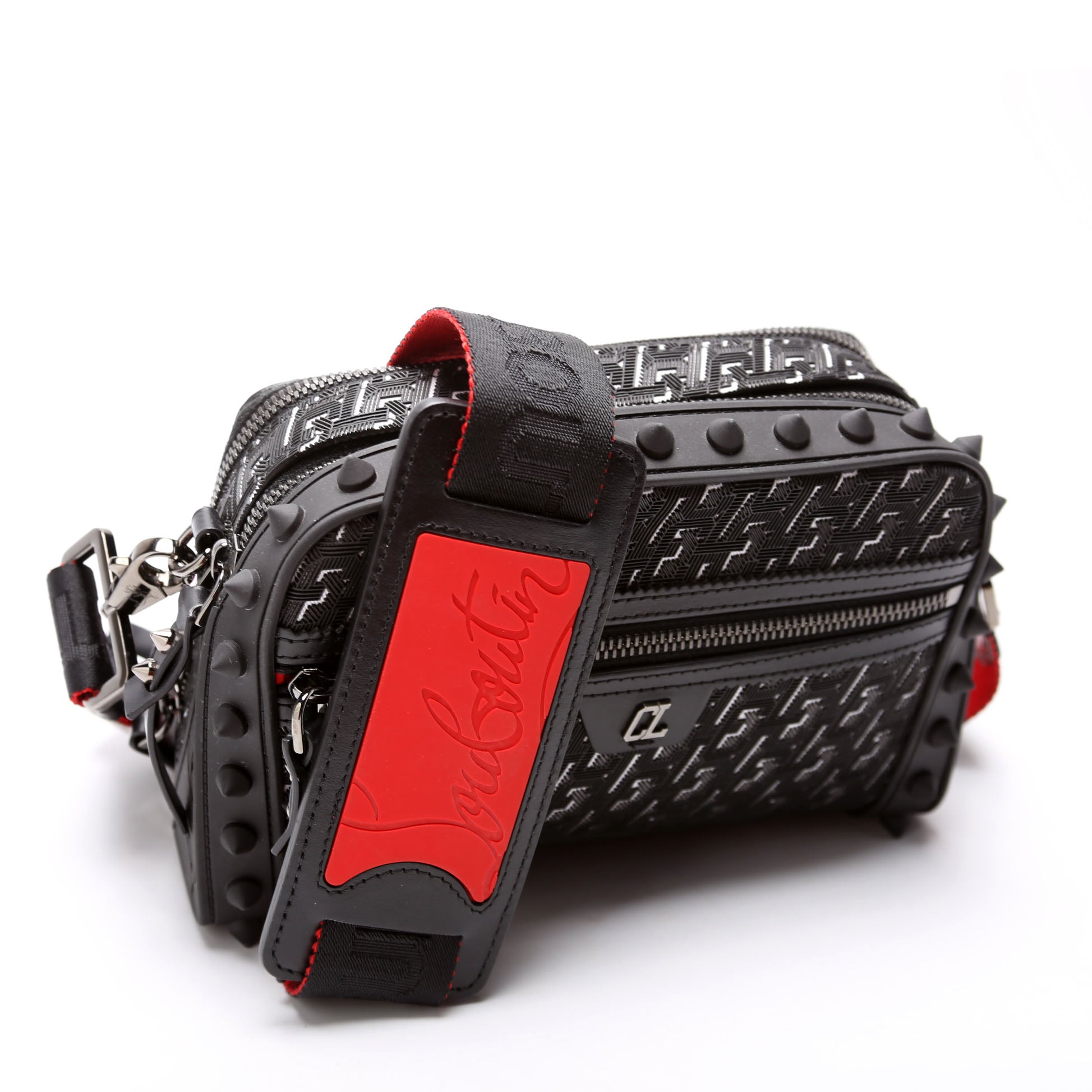 Loubitown Techno Mono Logo Shoulder Bag