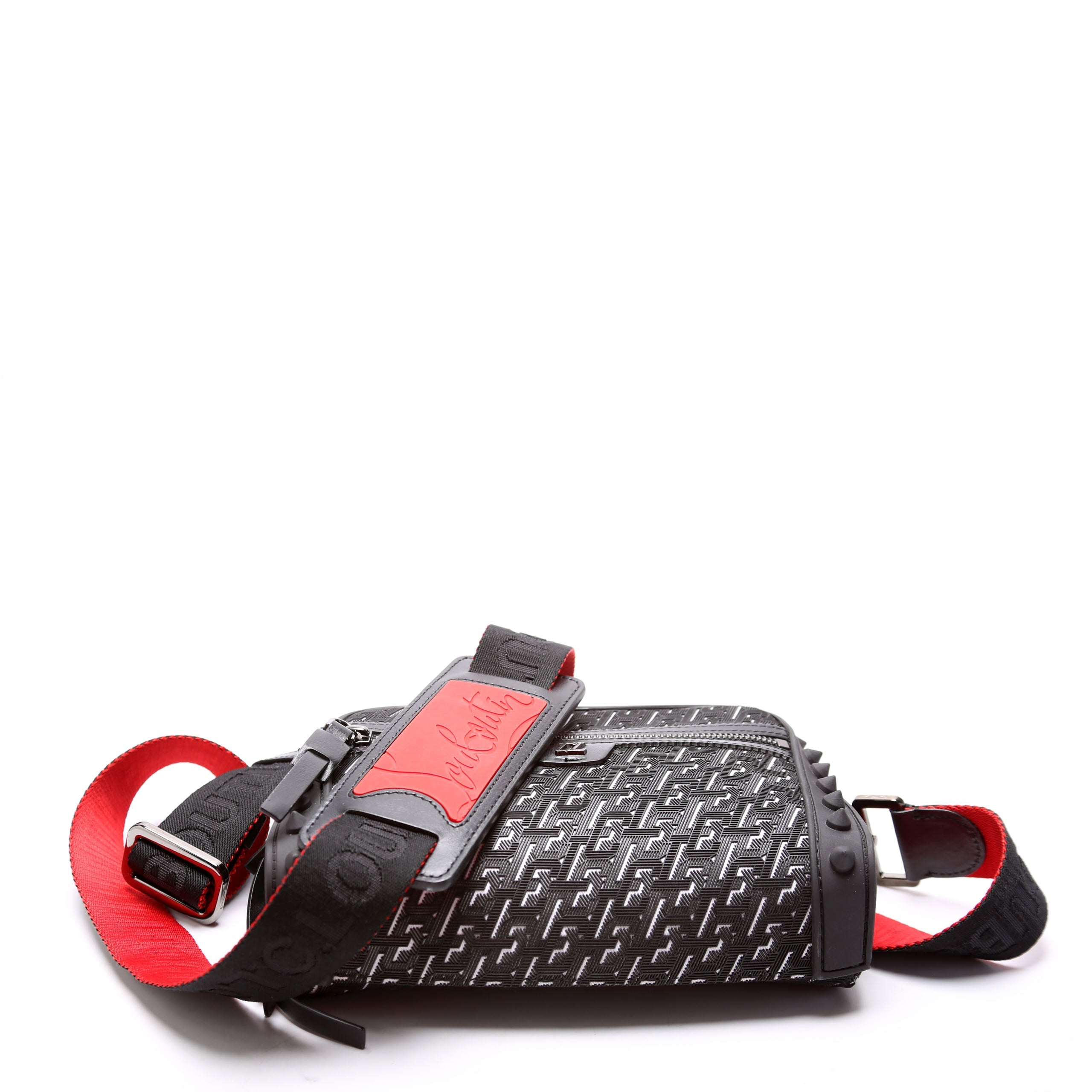 Loubitown Techno Mono Logo Shoulder Bag