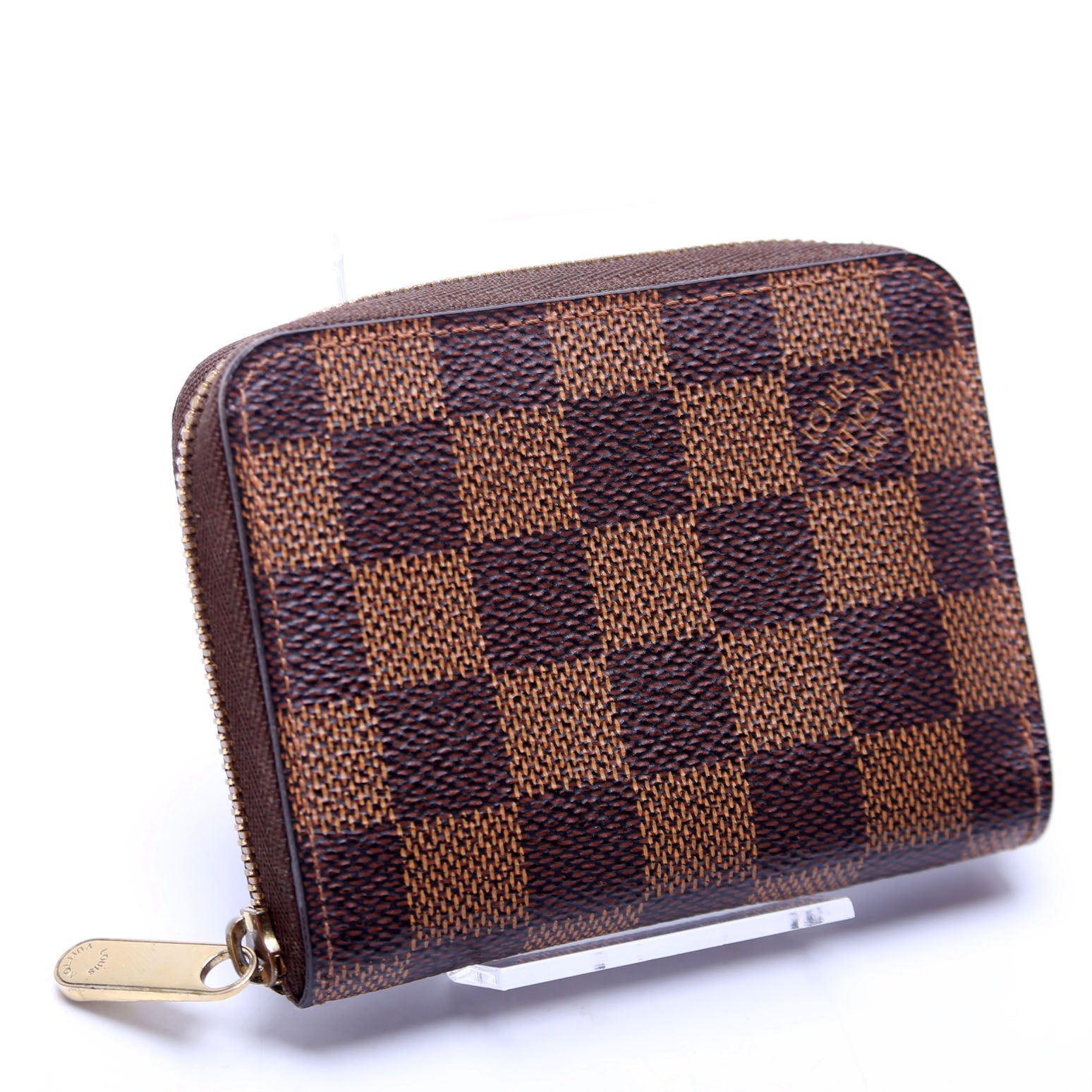 Zippy Coin Purse Damier Ebene Brown