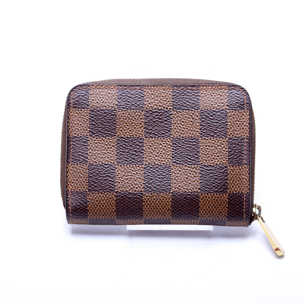Zippy Coin Purse Damier Ebene Brown