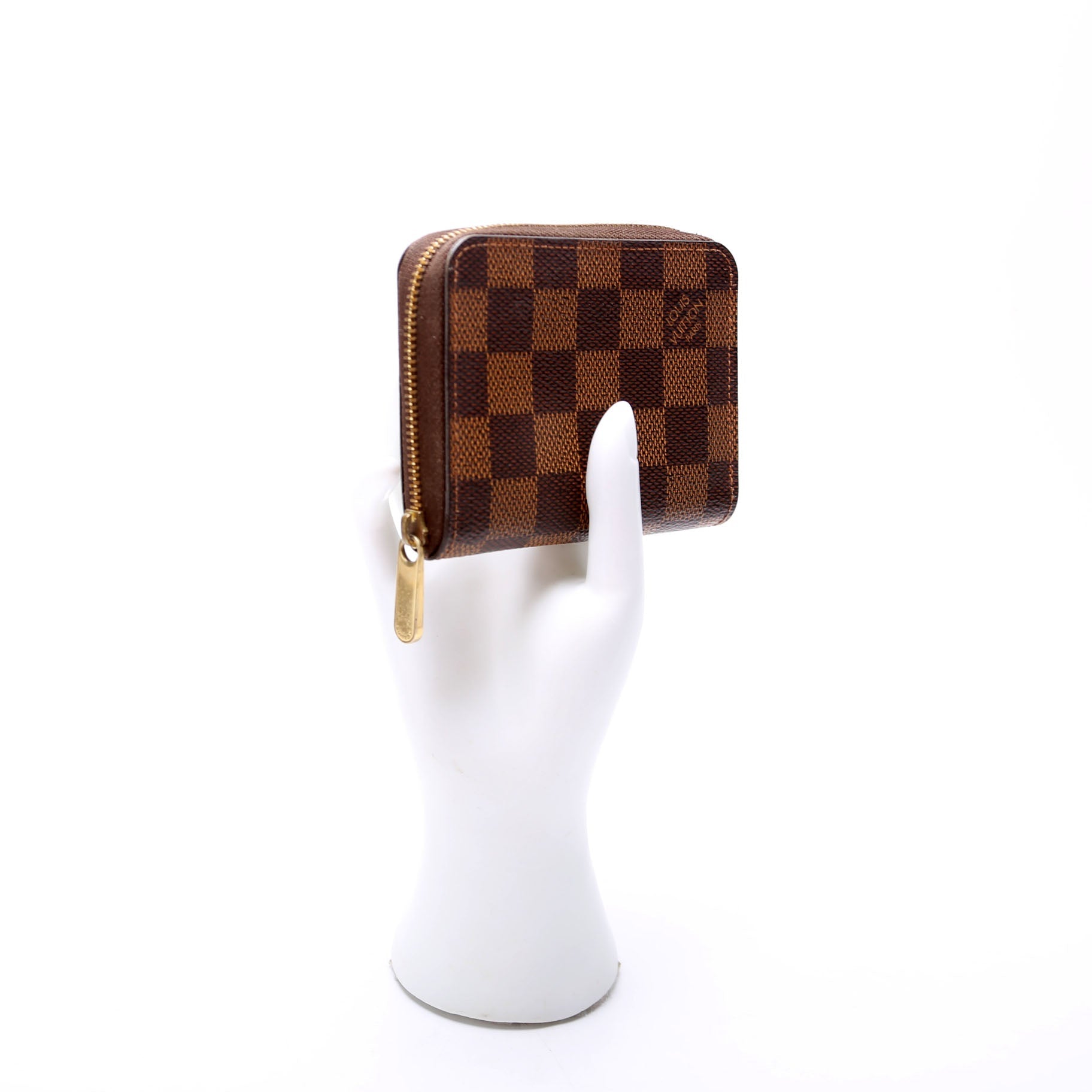 Zippy Coin Purse Damier Ebene Brown