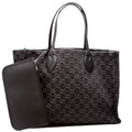 772176 Summer Tote Large Denim Black