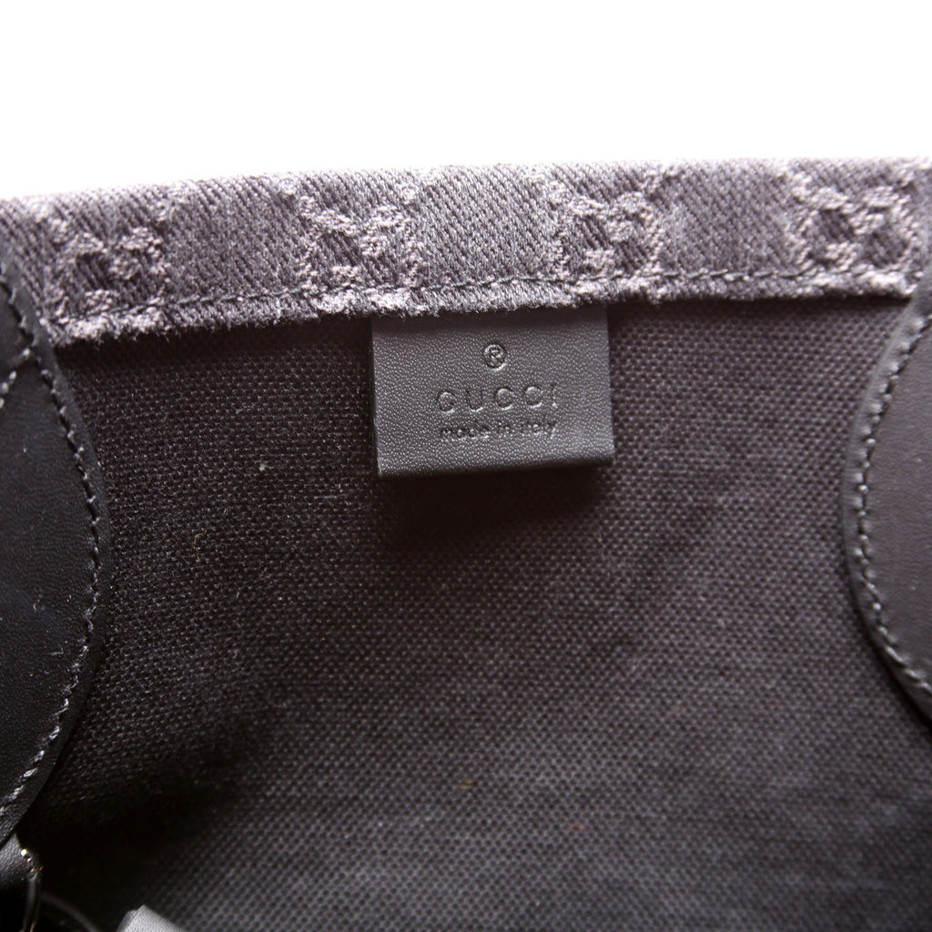 772176 Summer Tote Large Denim Black