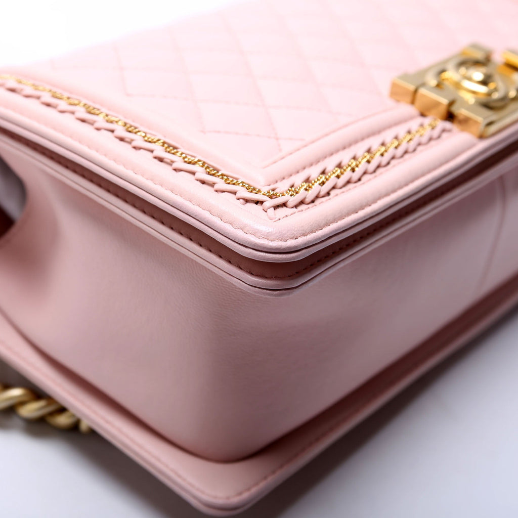 Boy Flap Medium Chain Detail 24M Pink