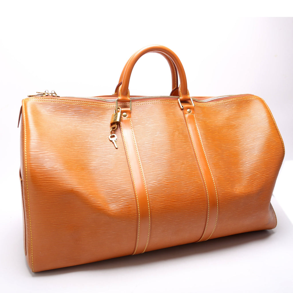 Keepall 50 Epi Cognac