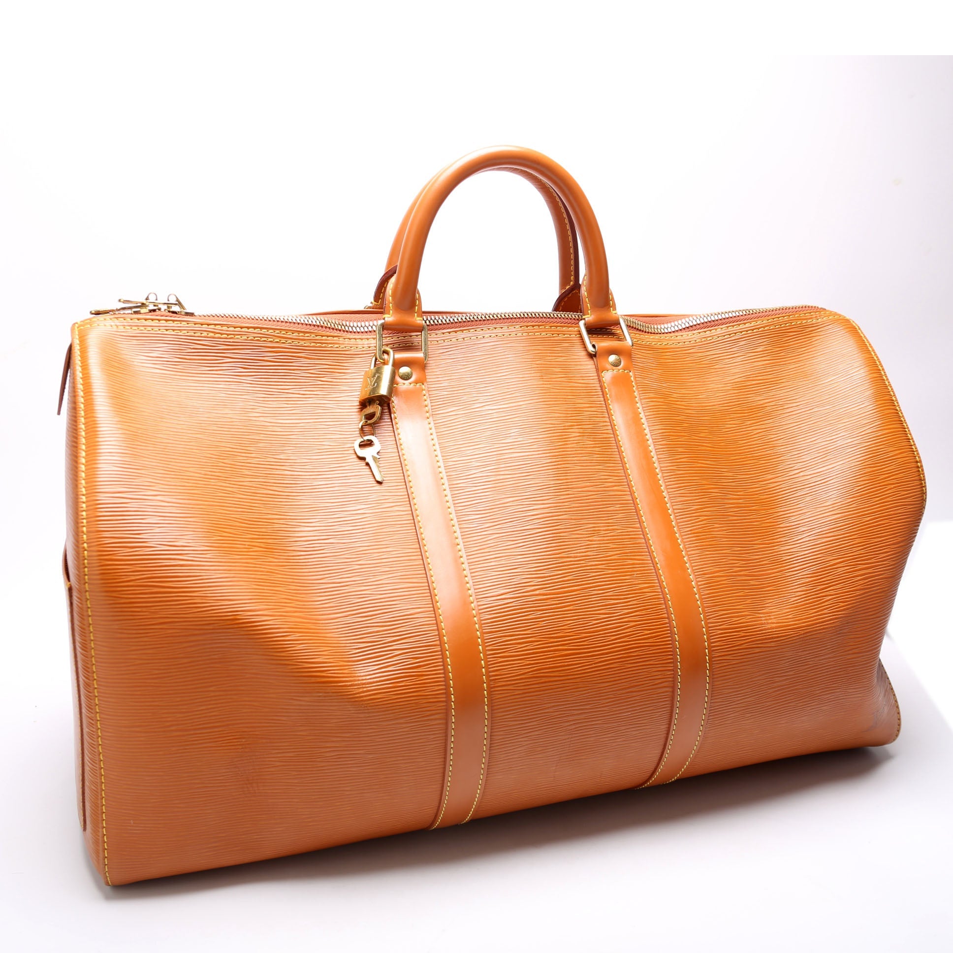 Keepall 50 Epi Cognac