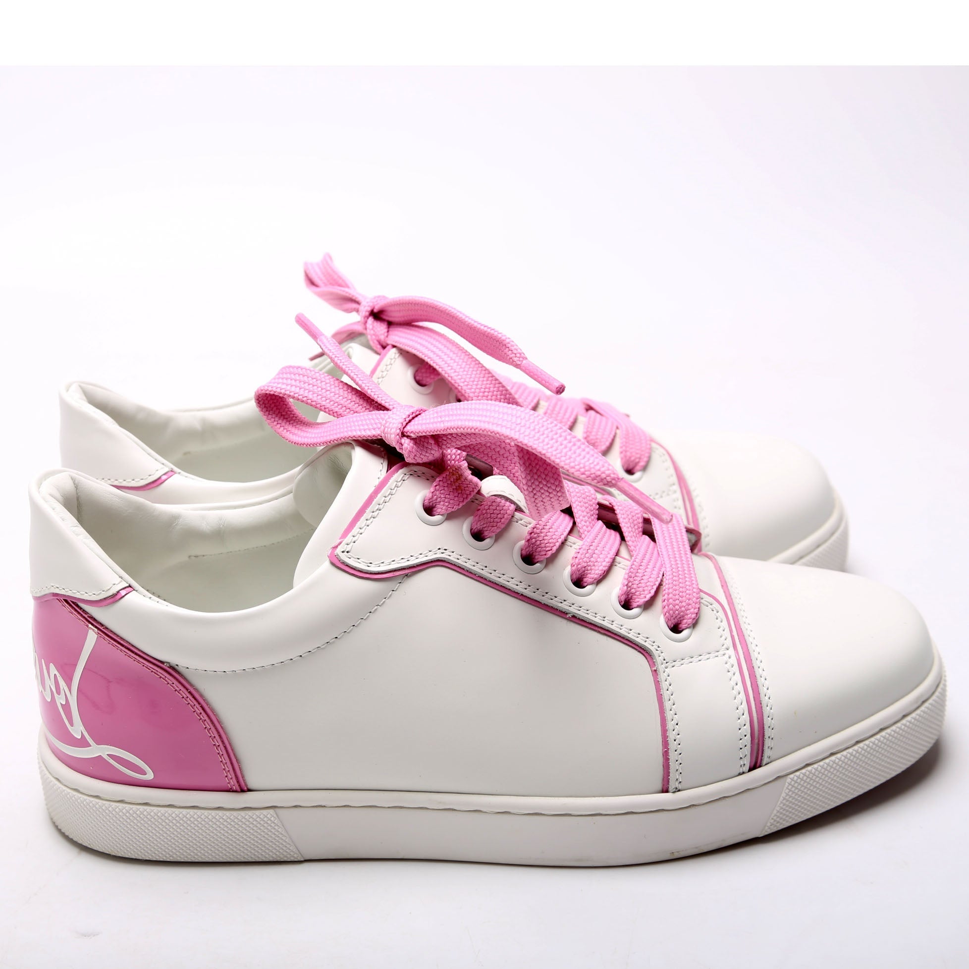 Fun Vieira Flat Sneakers Size 38 White/Pink