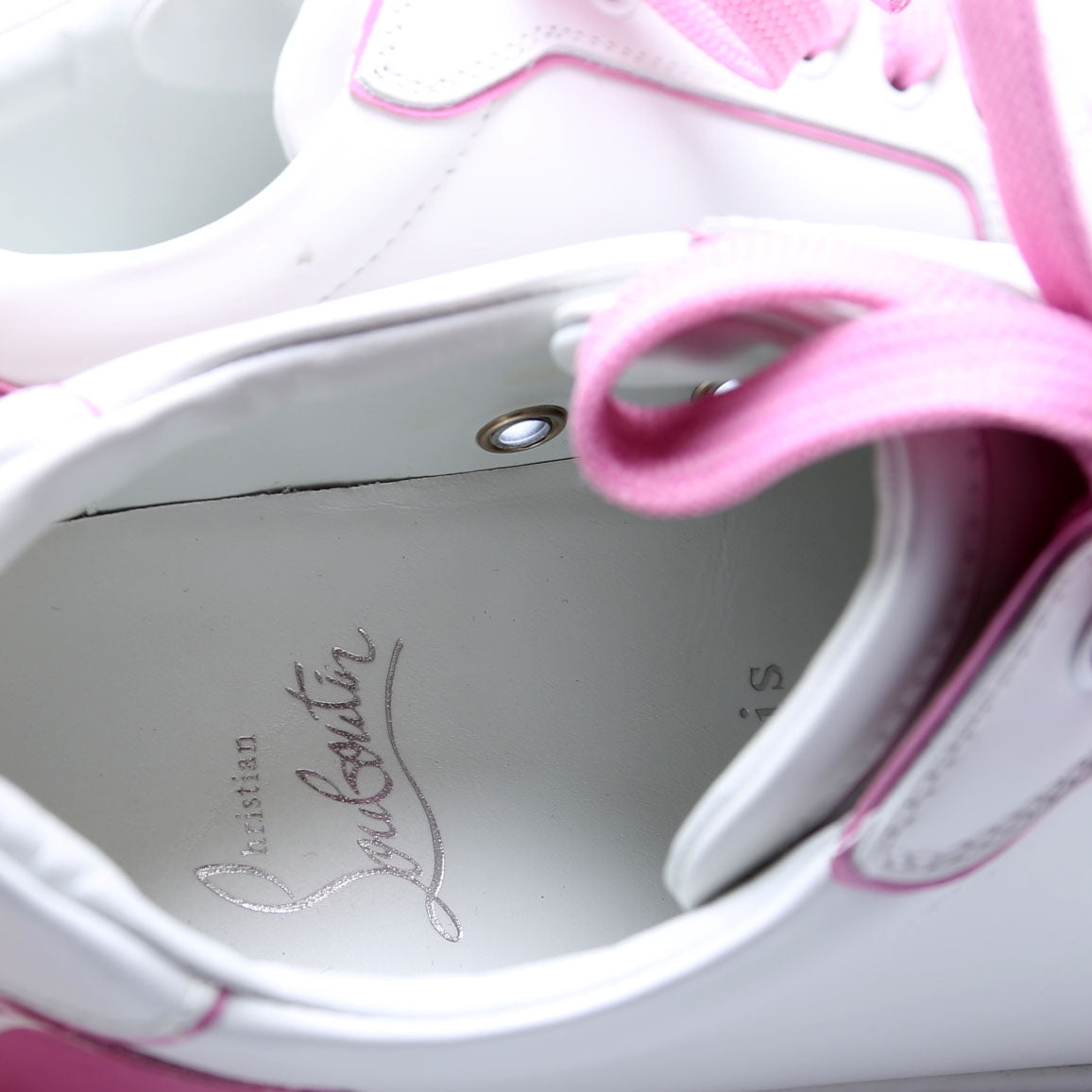 Fun Vieira Flat Sneakers Size 38 White/Pink
