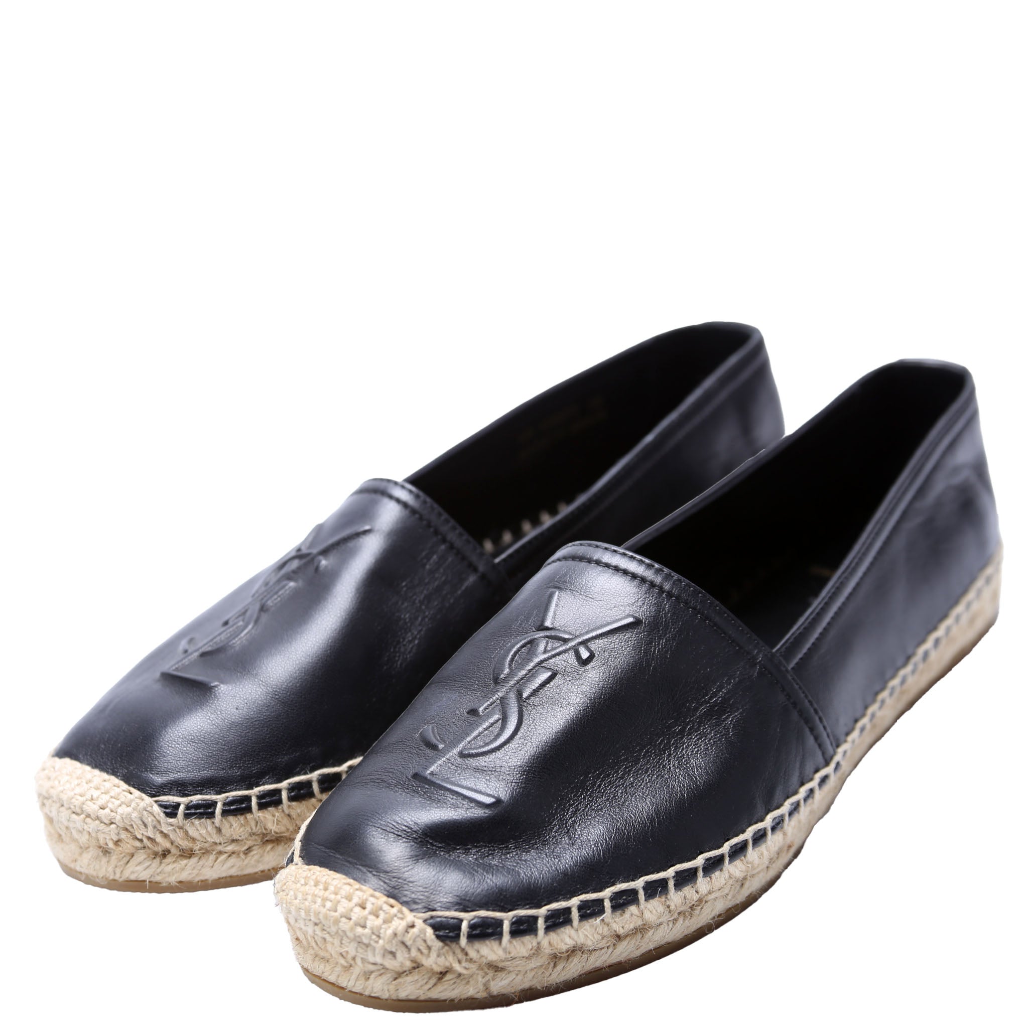 Logo Espadrilles Size 38 Black