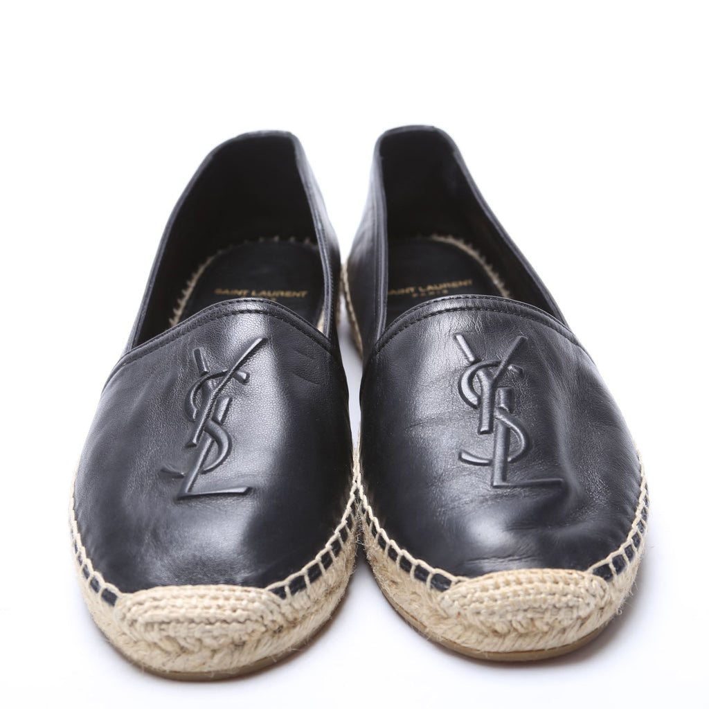 Logo Espadrilles Size 38 Black