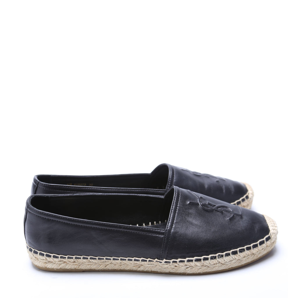 Logo Espadrilles Size 38 Black