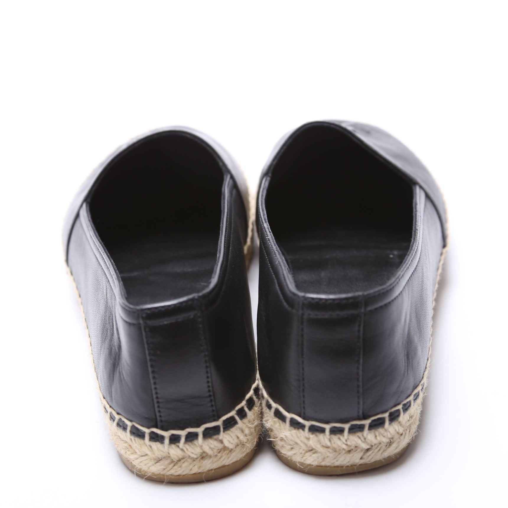 Logo Espadrilles Size 38 Black