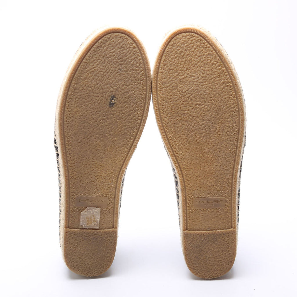 Logo Espadrilles Size 38 Black
